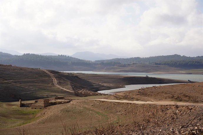 Archivo - Embalse de Guadalteba, Málaga, Andalucía, (España).