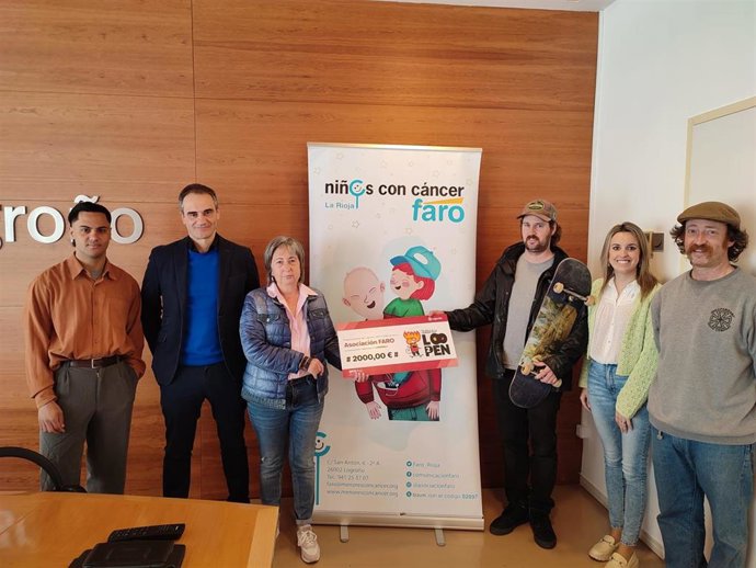 El Ayuntamiento de Logroño y APCS Rioja entregan a FARO el dinero recaudado en el evento LOOPEN 2
