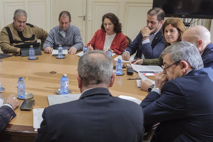 Reunión de la Junta  de Gobierno de la Diputación de Segovia.