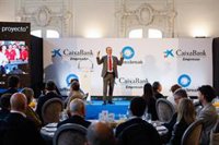 Más de 70 empresarios de La Rioja asisten a una ponencia del presidente de Hispasat, Pedro Duque, sobre liderazgo