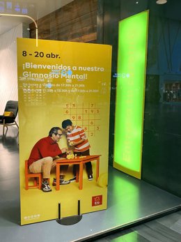 RÍo Shopping instala un 'gimnasio mental' para potencial la salud mental con juegos.
