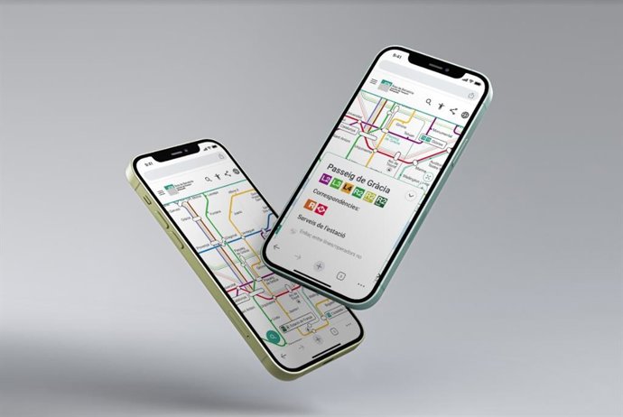 La ATM simplifica el plano de la red ferroviaria del área de Barcelona