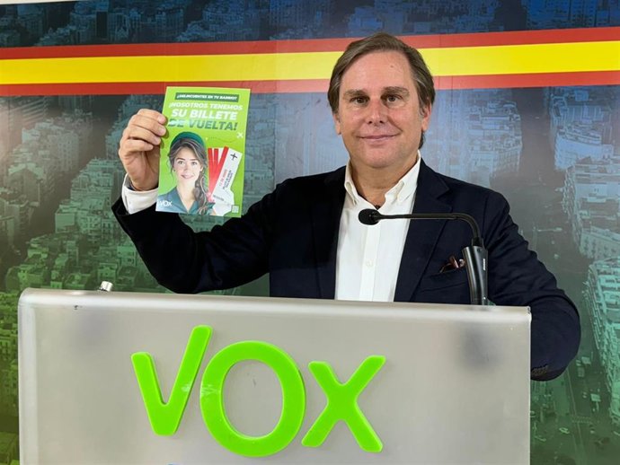 El portavoz de Vox en el Parlament y número 3 del partido a las elecciones catalanas, Joan Garriga