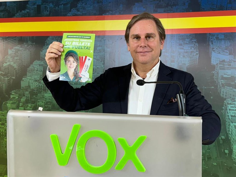El portavoz de Vox en el Parlament y número 3 del partido a las elecciones catalanas, Joan Garriga