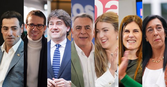 Candidatos a lehendakari en las elecciones del 21A