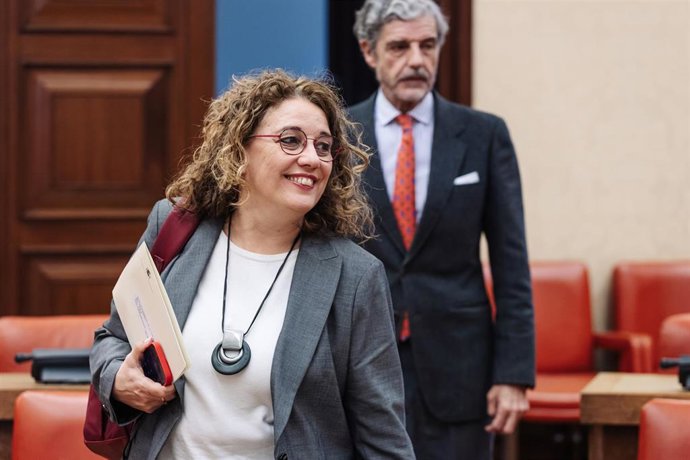 Archivo - La diputada de ERC, Inés Granollers