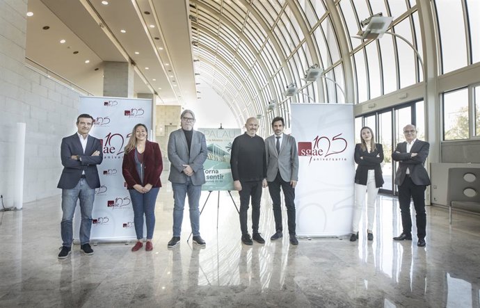 La Fundación SGAE celebra su 125 aniversario con un concierto en el Palau de la Música de Valncia que homenajeará al músico Pedro Iturralde