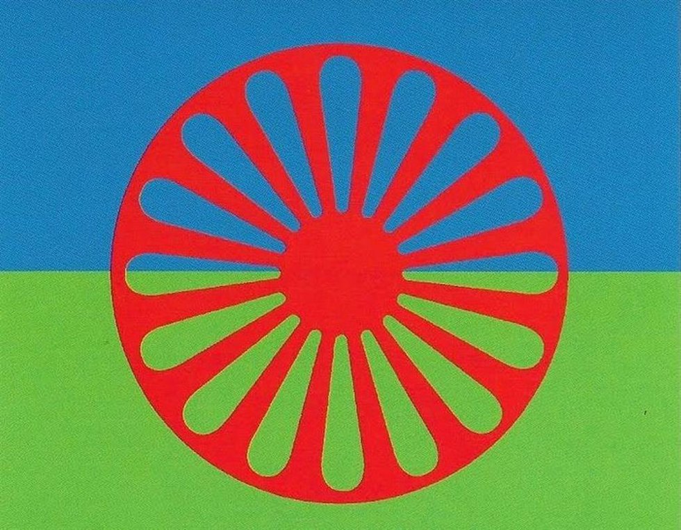 Archivo - Bandera del pueblo gitano, archivo 