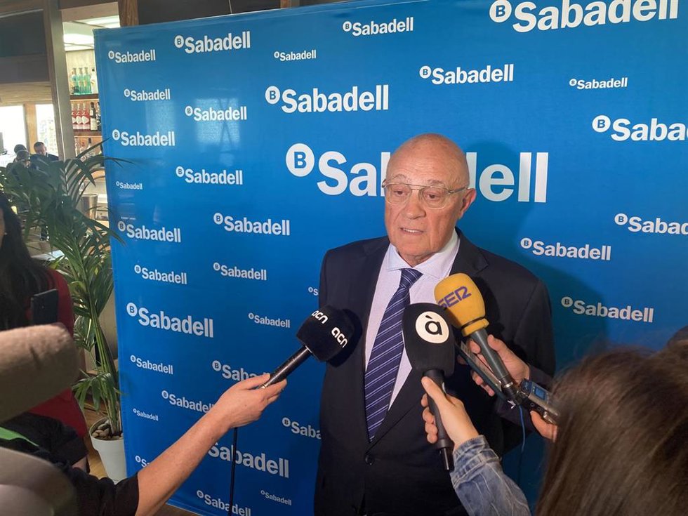 El presidente del Banco Sabadell, Josep Oliu.