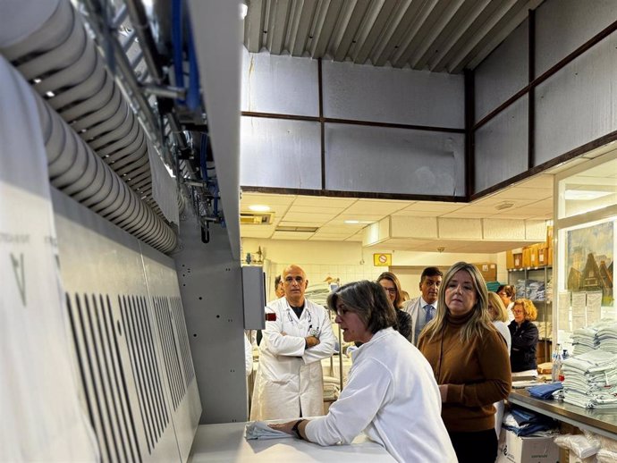 Visita a la lavandería del Hospital San Juan de la Cruz de Úbeda.