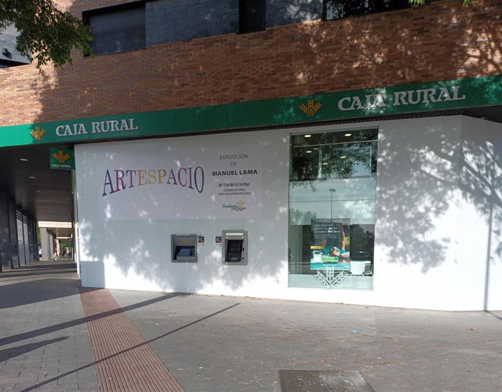 La sala de exposiciones del Centro Cultural 'José Luis García Palacios' en Córdoba de Fundación Caja Rural del Sur