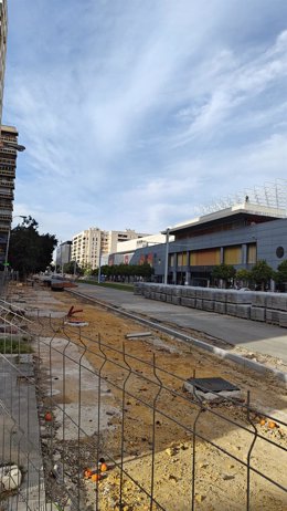 Obras en la avenida Luis de Morales