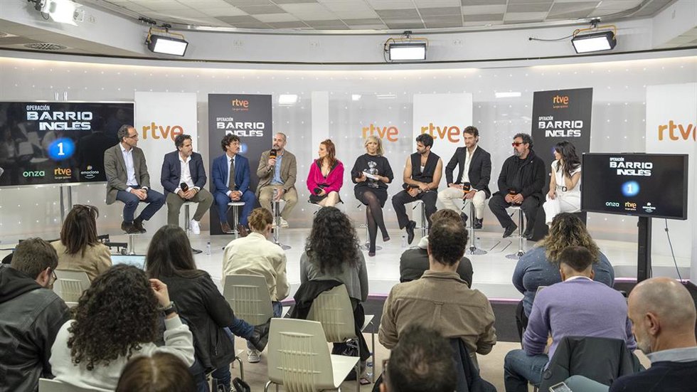 Presentación de la serie 'Operación Barrio Inglés'.