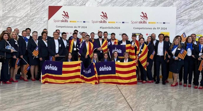 Un total de 18 alumnos de FP de nueve centros de Baleares participan en los Spainskills 2024 en Madrid