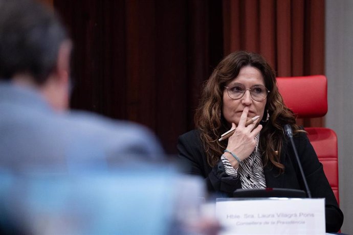 Archivo - La vicepresidenta de la Generalitat, Laura Vilagrà, en una imagen de archivo