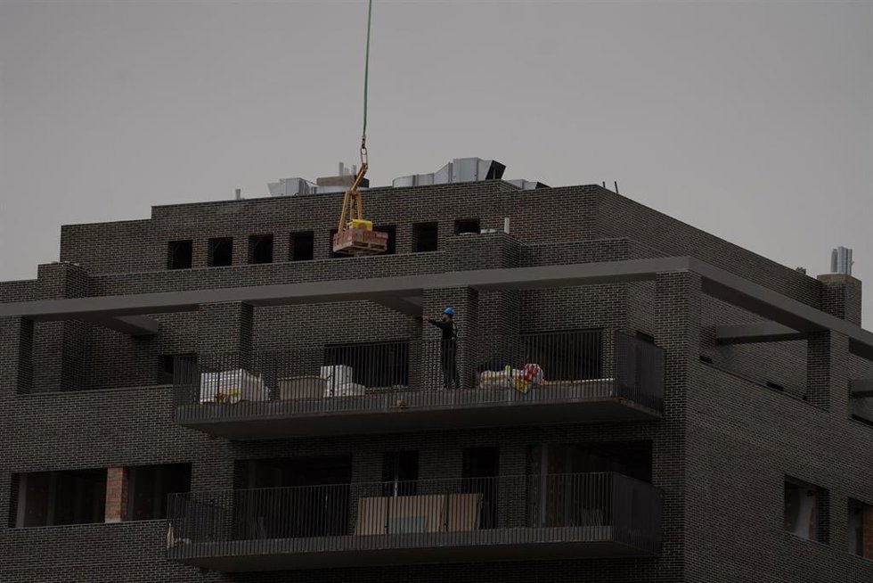Viviendas en construcción.