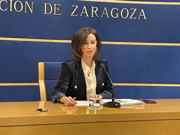La vicepresidenta de la DPZ, Teresa Ladrero.