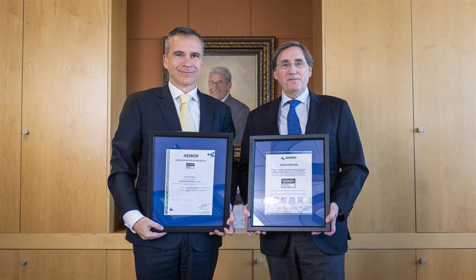 Pascual, la primera compañía certificada por Aenor en auditoría retributiva.