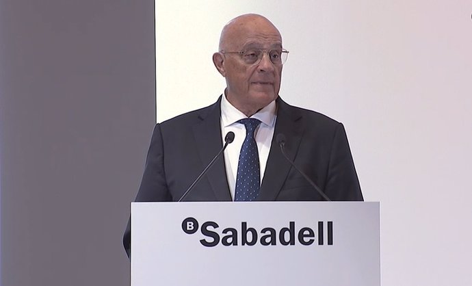 El president de Banc Sabadell, Josep Oliu