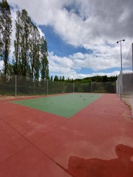 Pista de voleivol del Parque de Invierno de Oviedo