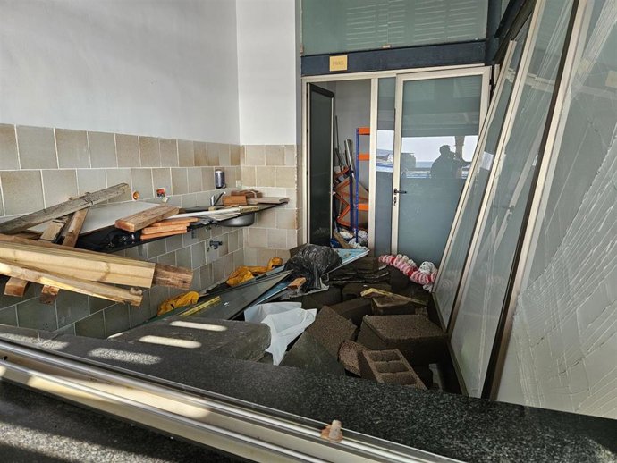 Daños ocasionados por el temporal de oleaje en el municipio de Candelaria