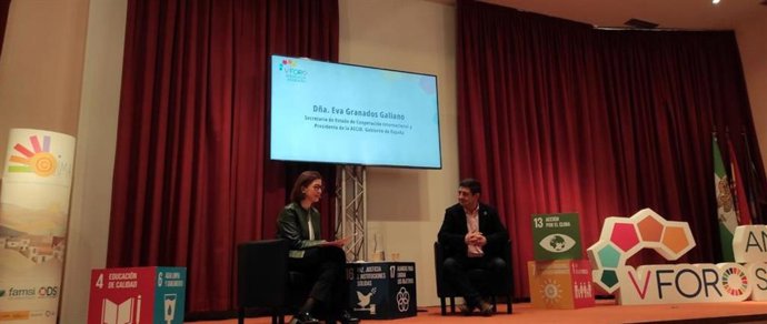 Francisco Reyes, en la charla inaugural del V Foro Andalucía Solidaria.