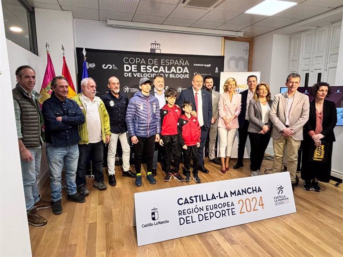Presentación de la Copa de España de Escalada en Cuenca.