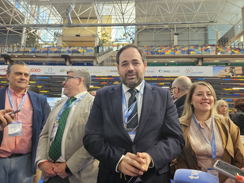 Paco Núñez durante la apertura de Logistics Spain.