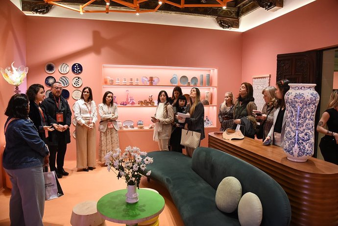 Presentación de los espacios en Casa Decor de Madrid.