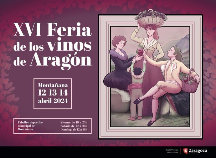 Cartel de la Feria de los Vinos de Aragón
