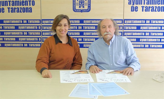 Ana Calvo y Manuel Martínez Forega, en la presentación de la Feria del Libro