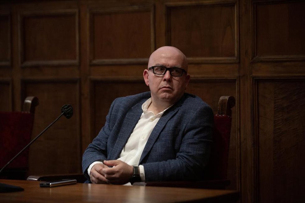 Archivo - El abogado Gonzalo Boye, participa en un debate organizado por mnium Cultural, en el Aula Magna del Edificio Histórico de la Universidad de Barcelona, a 29 de abril de 2022, en Barcelona, Cataluña (España). Estos abogados defendieron a los lí