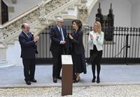 Azoulay (Unesco) inaugura el Centro para las Ciencias Humanas y Sociales en el CaixaForum Macaya