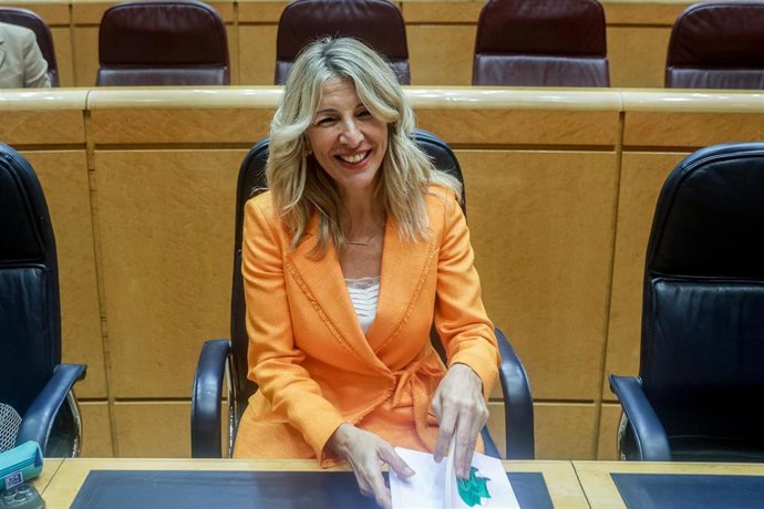 La vicepresidenta segunda del Gobierno, Yolanda Díaz. 