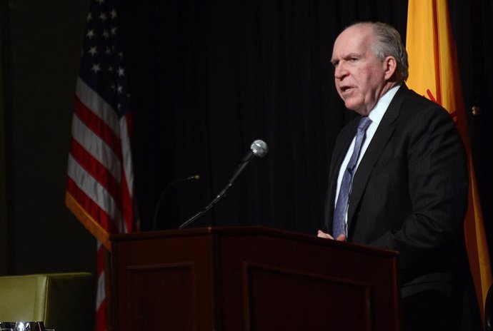 Archivo - November 10, 2016 - Albuquerque, NEW MEXICO, U.S. - 111016.CIA Director John Brennan, ,<cq., addresses a packed UNM Student Union Ballroom. Photographed  on Thursday  November 10, 2016. .Adolphe Pierre-Louis/JOURNAL.