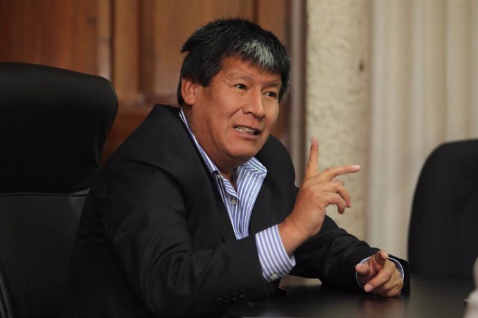 Archivo - Imagen de archivo del gobernador de Ayacucho, Wilfredo Oscorima