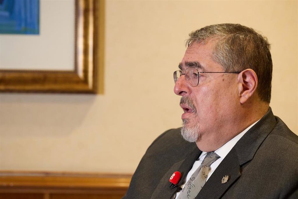 Archivo - El presidente de Guatemala, Bernardo Arévalo