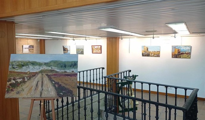 Roberto Moreno Romeo, presidente de la Asociación Riojana de Enfermos de Parkinson (AREPAK), inaugura este viernes su muestra de pintura en el Colegio Oficial de Ingenieros Industriales a las 19 horas.