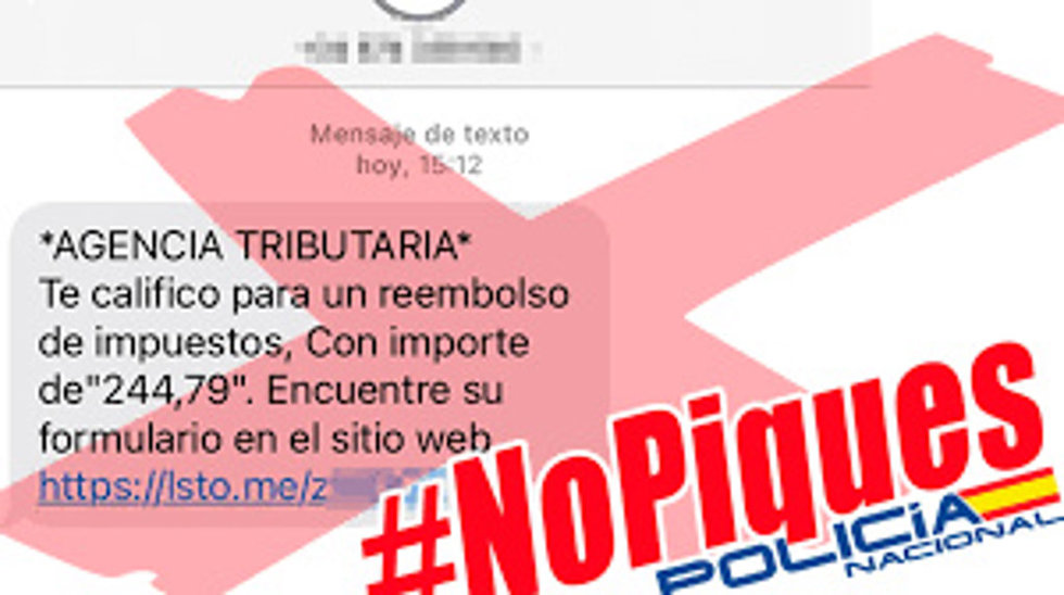 La Policía Nacional advierte de una nueva estafa en la Declaración de la Renta