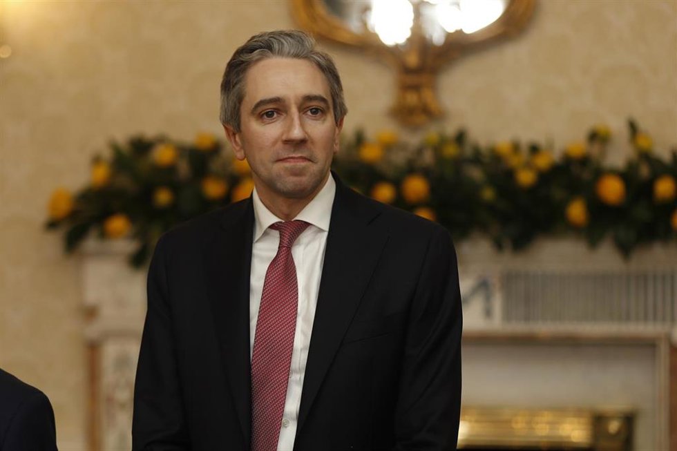 El primer ministro de Irlanda, Simon Harris