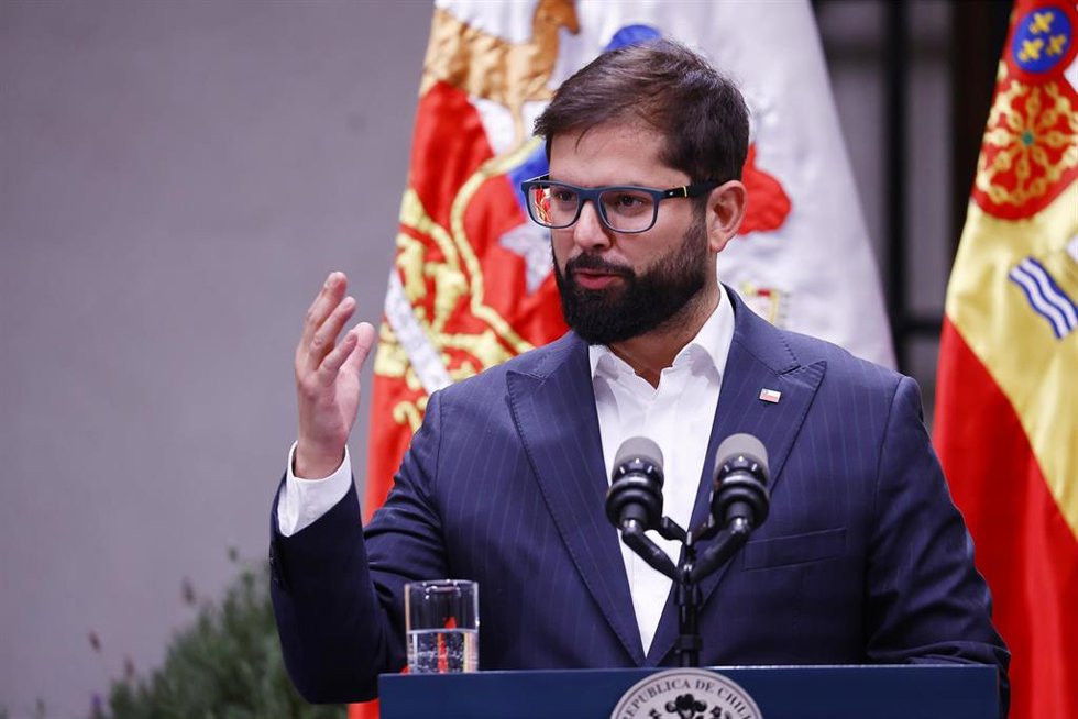 Archivo - Gabriel Boric, presidente de Chile