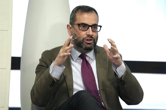 Archivo - El eurodiputado Ibán García del Blanco en un encuentro informativo.