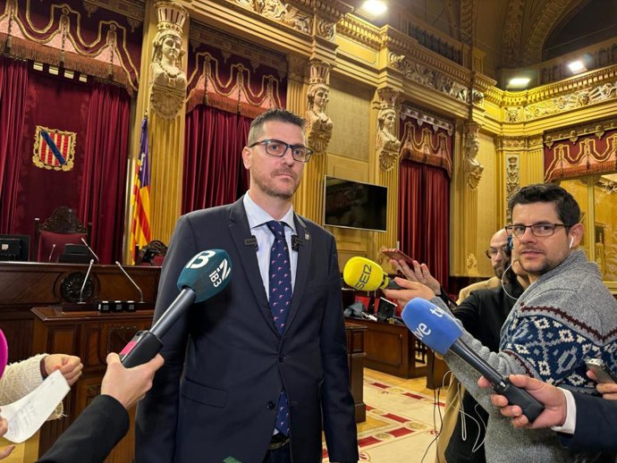 Archivo - El portavoz del PP en el Parlament, Sebastià Sagreras.