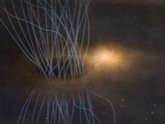 Foto: Estrellas recién nacidas descargan 'estornudos' de flujo magnético