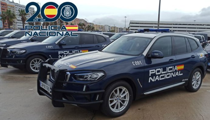 Vehículo de la Policía Nacional.