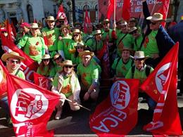 UGT-A pide en Madrid dignificar el sector agrario a través de la negociación colectiva.