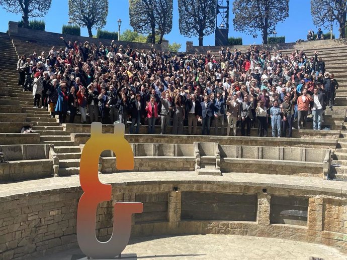 Presentación del Festival Grec 2024, con el alcalde Jaume Collboni y el director Cesc Casadesús