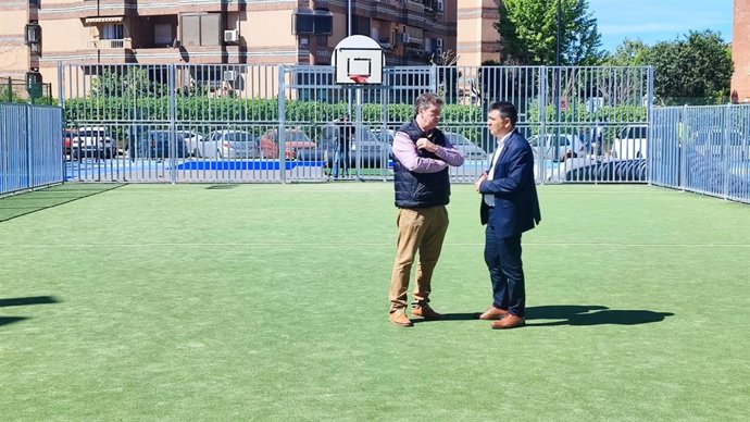 Visita a la pista recreativa situada en el Parque de las Infantas