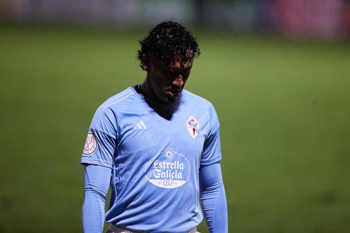 Archivo - Renato Tapia of RC Celta de Vigo reacts during the Copa del Rey match between Sestao RC and RC Celta de Vigo at Las Llanas on December 7, 2023, in Sestao, Spain.