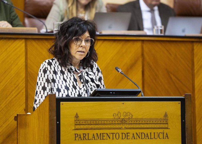 La portavoz de Salud del Grupo Socialista en el Parlamento andaluz, María Ángeles Prieto.